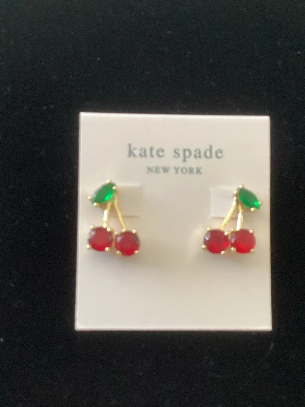 Kate Spade Cherry Stud Earrings So Cute!